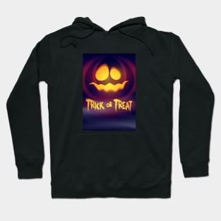 Pumpkin glowing face t-shirt. Cool gift on Halloween Hoodie